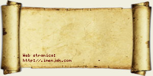 Andjelina Josifović vizit kartica